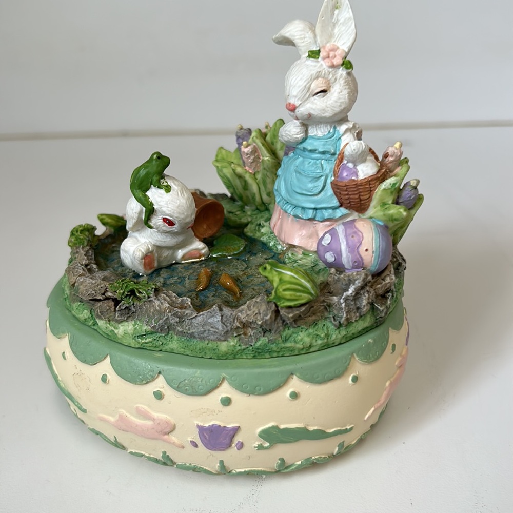 Easter Bunny Box with Pastel Colors
